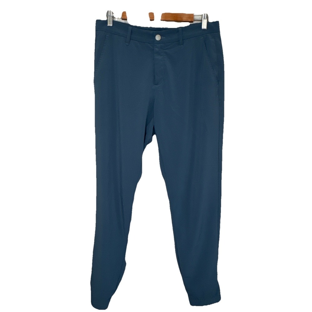 Primo Men's Sky Blue Golf Jogger Ankle Zip Pants Size 32